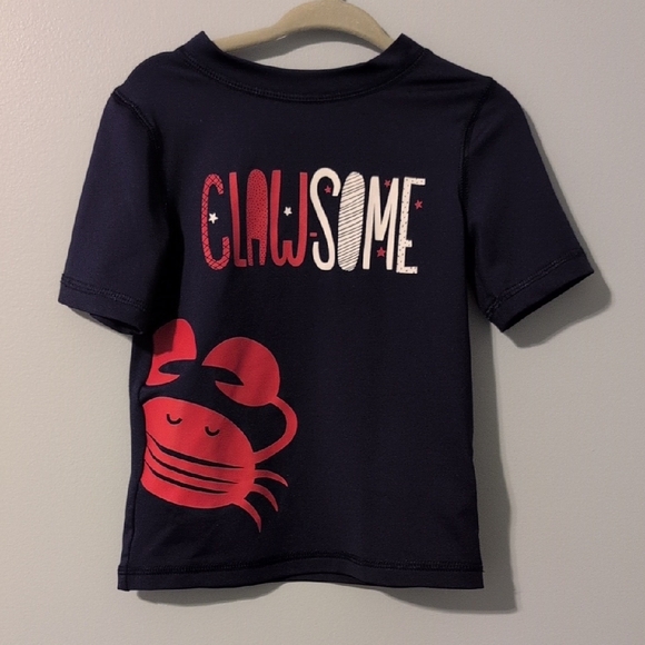 Cat & Jack Other - Cat & Jack Blue and Red Rashguard